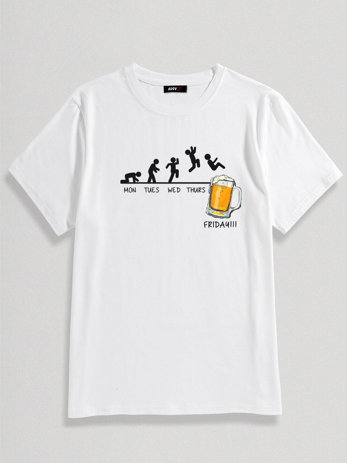 100% Cotton Beer Friday Fun Graphic T-Shirt