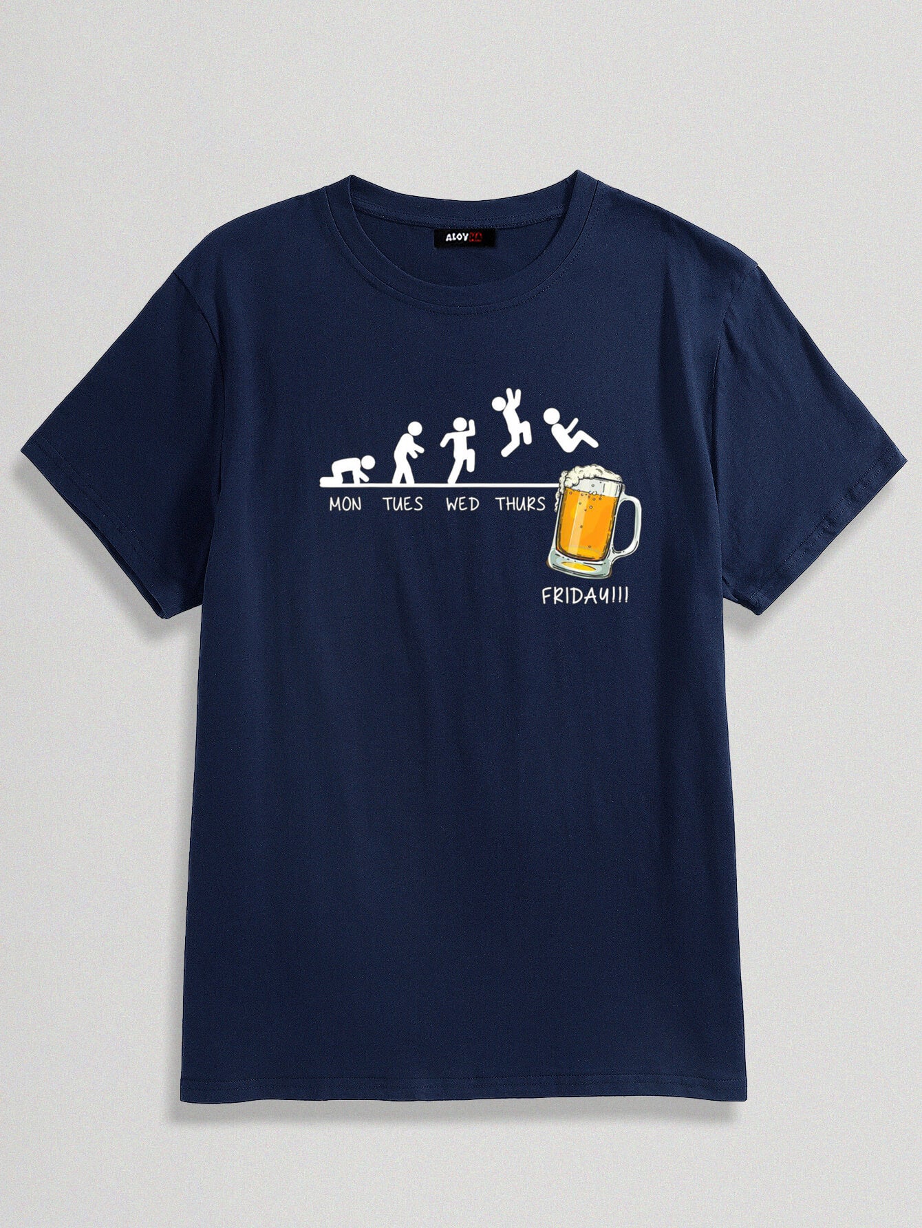 100% Cotton Beer Friday Fun Graphic T-Shirt