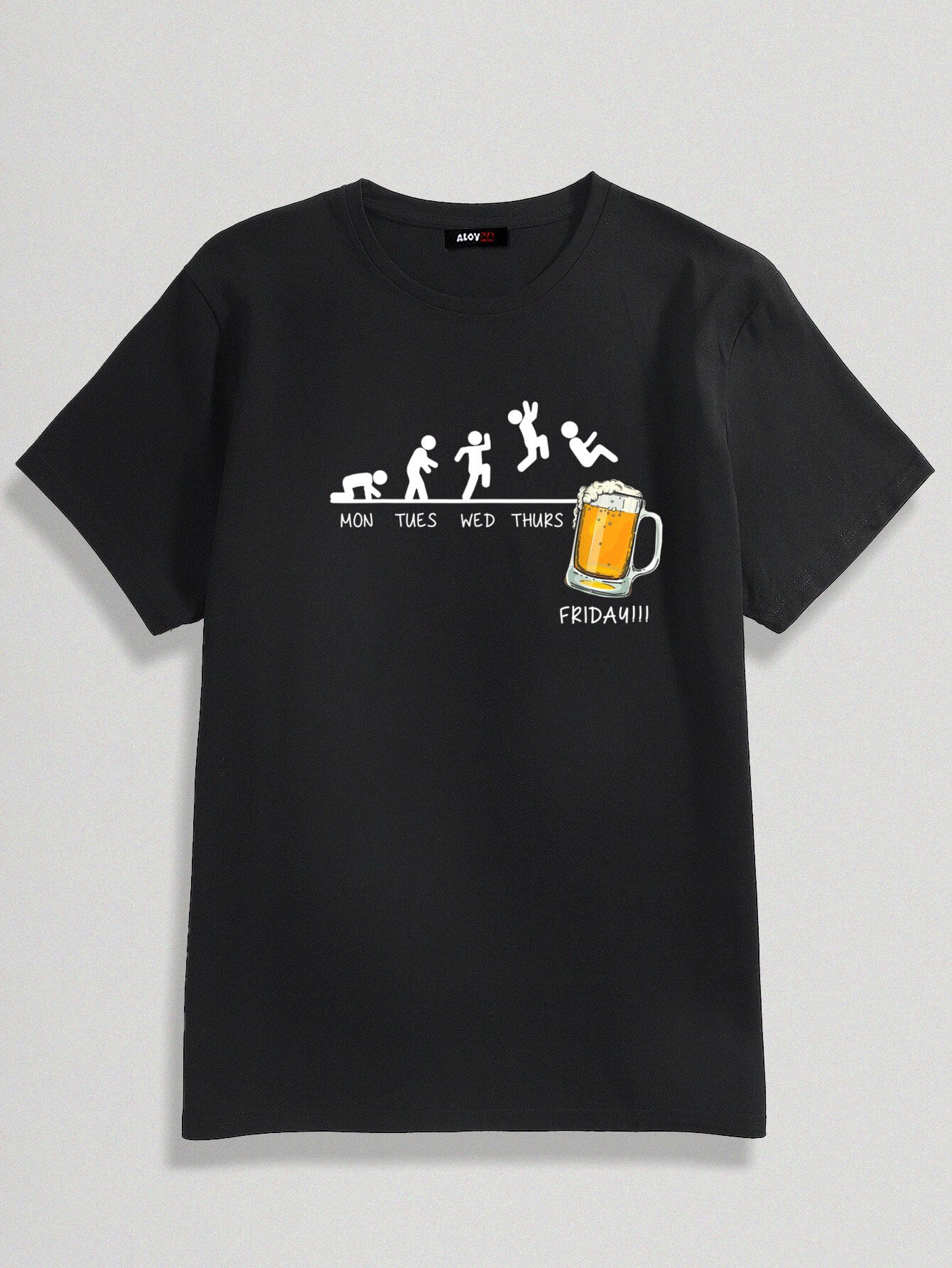 100% Cotton Beer Friday Fun Graphic T-Shirt