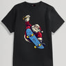 100% Cotton Fun Santa Skateboard Christmas T-Shirt