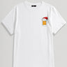 100% Cotton Short Sleeve Beer Christmas Hat Graphic T-Shirt