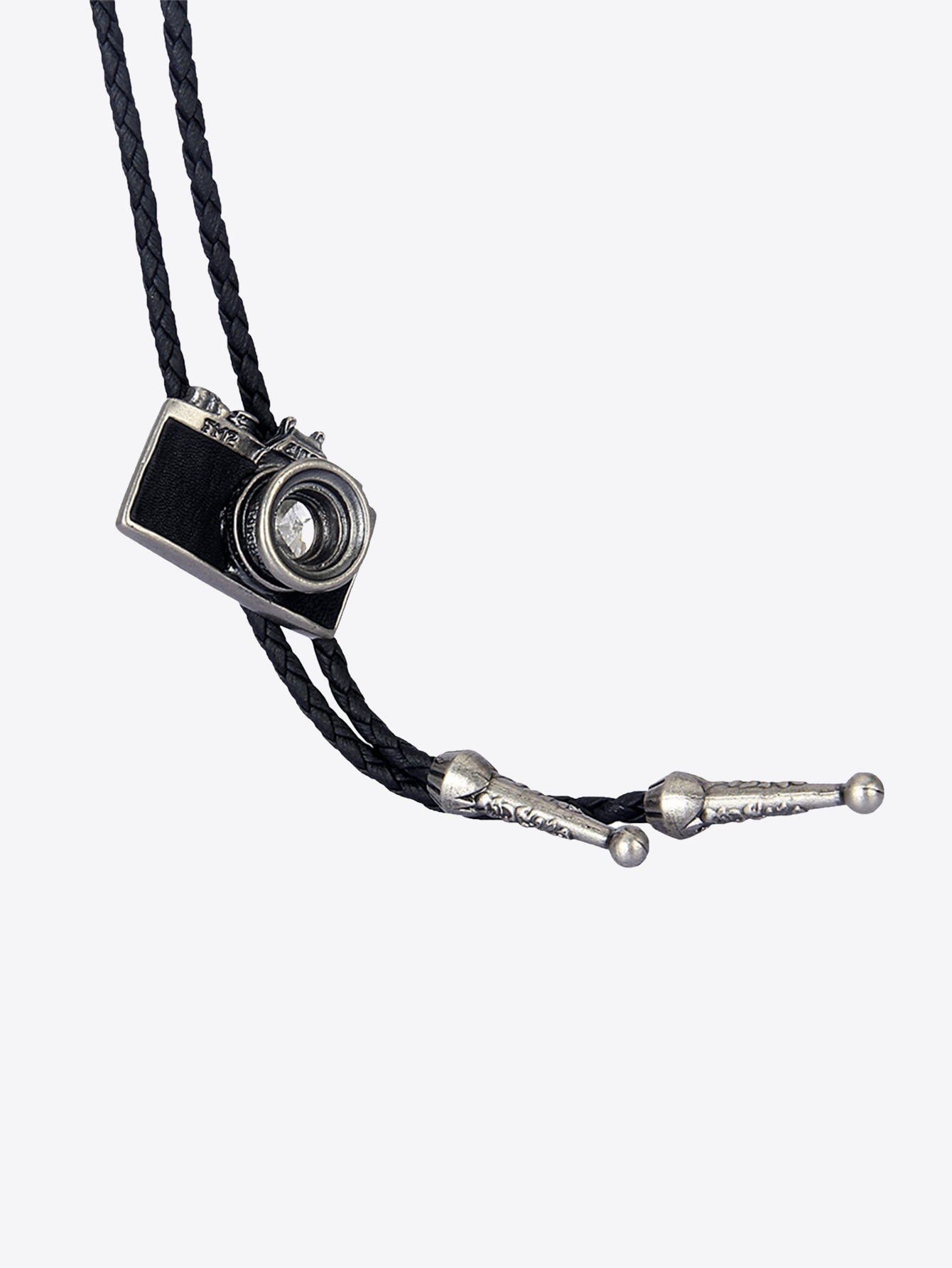 Collier en alliage d'appareil photo vintage pour homme