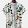 Beach Cactus Lapel Shirt