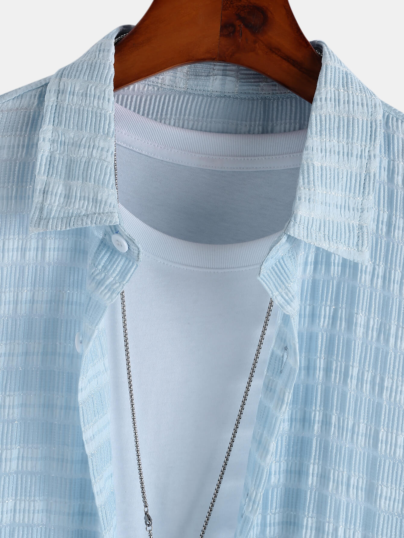 Breathable Lapel Collar Shirt