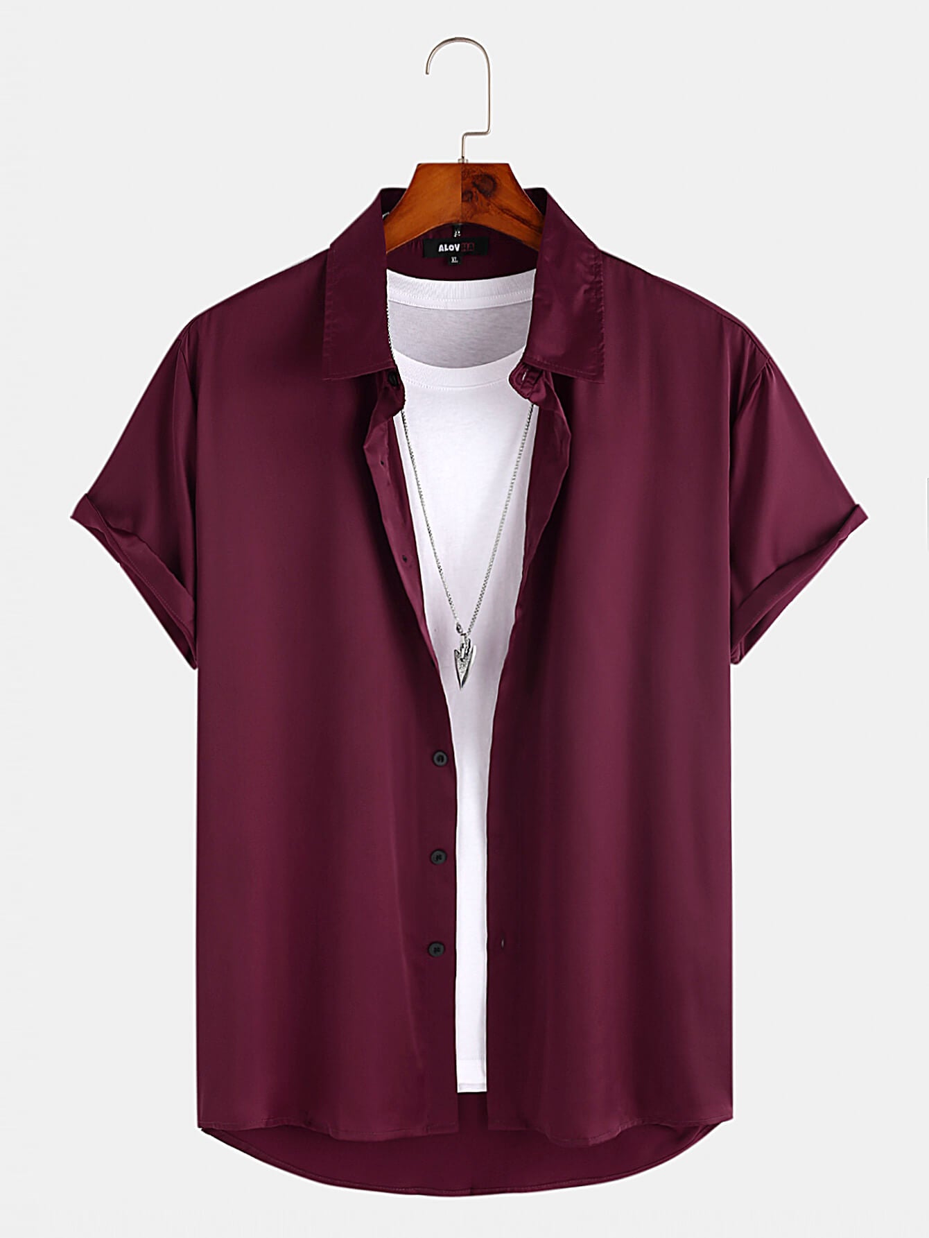 Casual Basic Solid Color Shirt