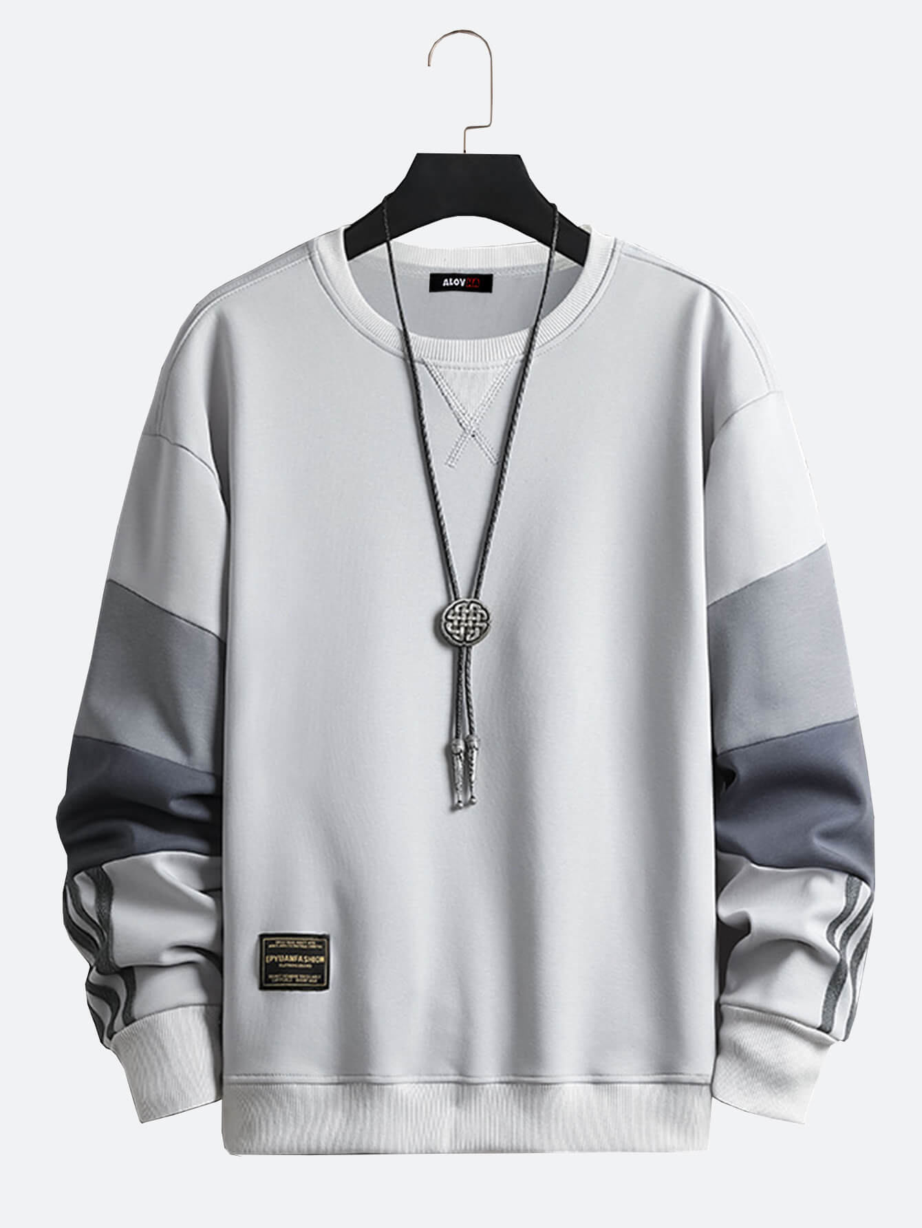 Casual Cotton Panel Hip Hop Street Sweatshirt