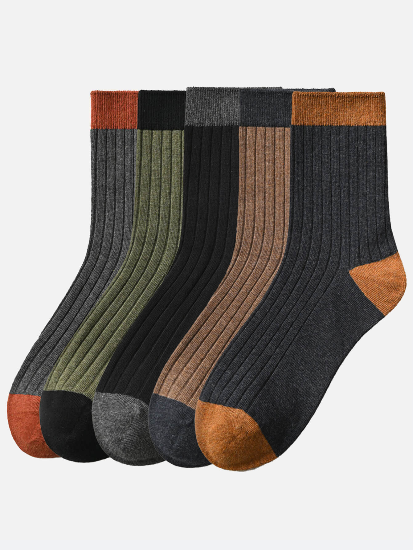 Casual Long Cotton Deodorant Patchwork Socks