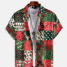 Christmas Plaid Panel Shirt