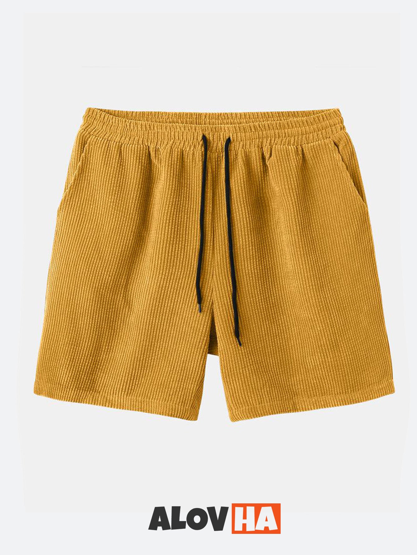 Corduroy Drawstring Shorts