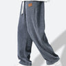 Corduroy Men's Loose Straight Leg Wide Leg Casual Trousers