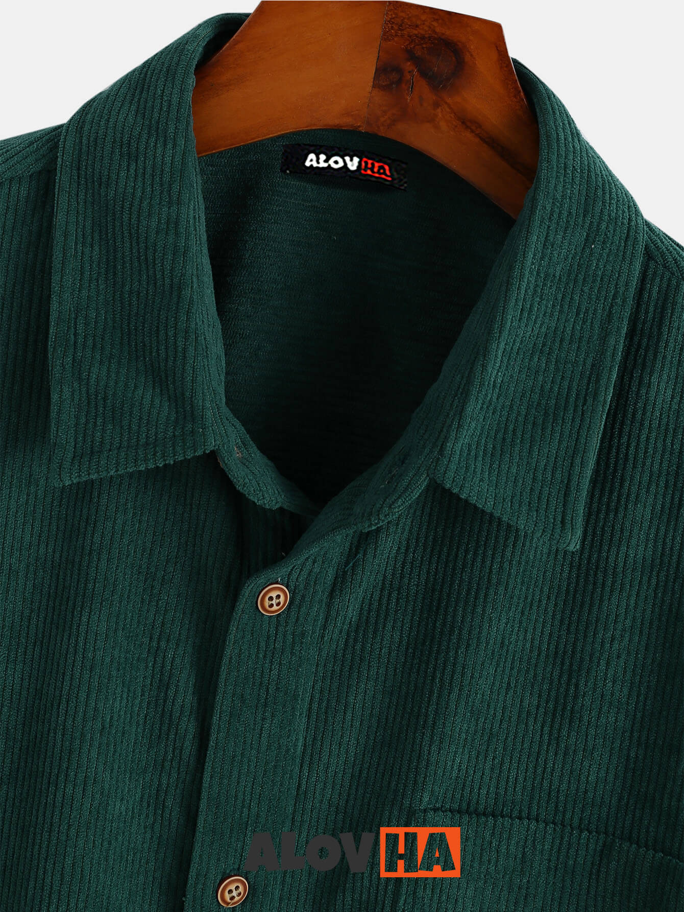 Corduroy Texture Solid Color Versatile Shirt