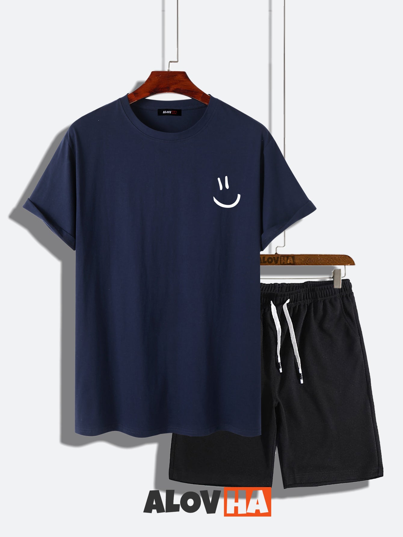 Conjunto de duas peças cropped Cotton Smile