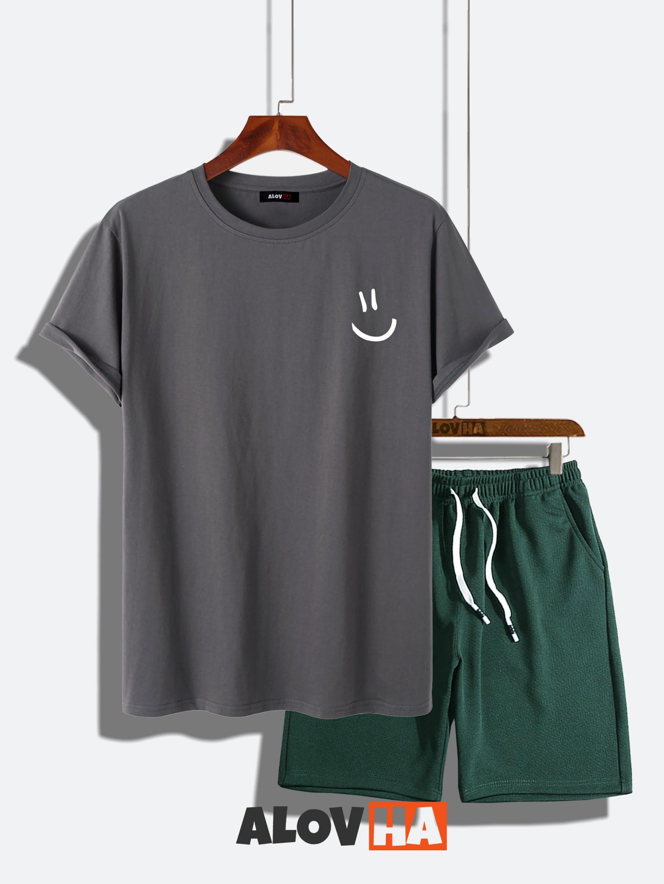 Conjunto de duas peças cropped Cotton Smile