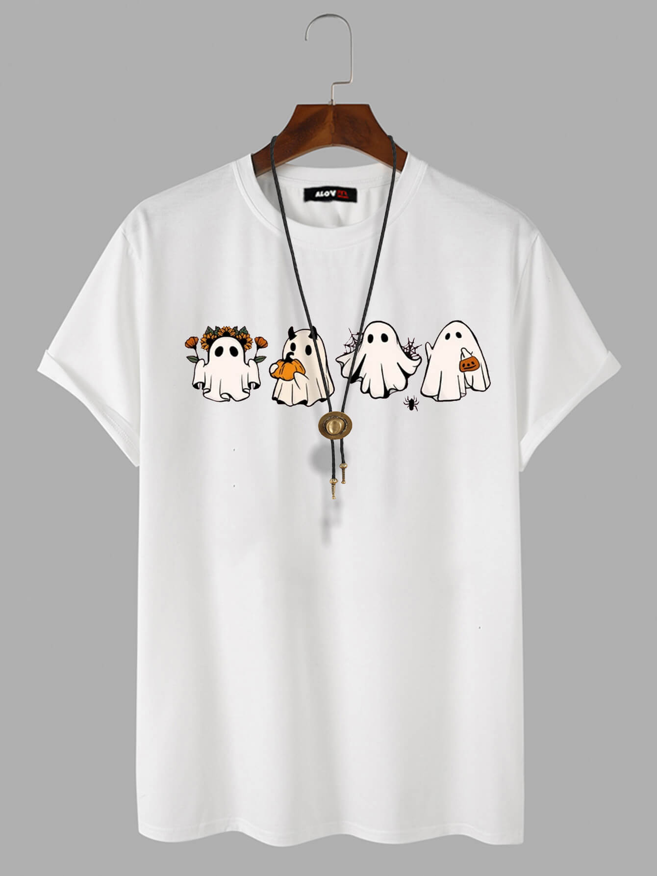 Cutie Ghost Halloween Party Cotton T-Shirt