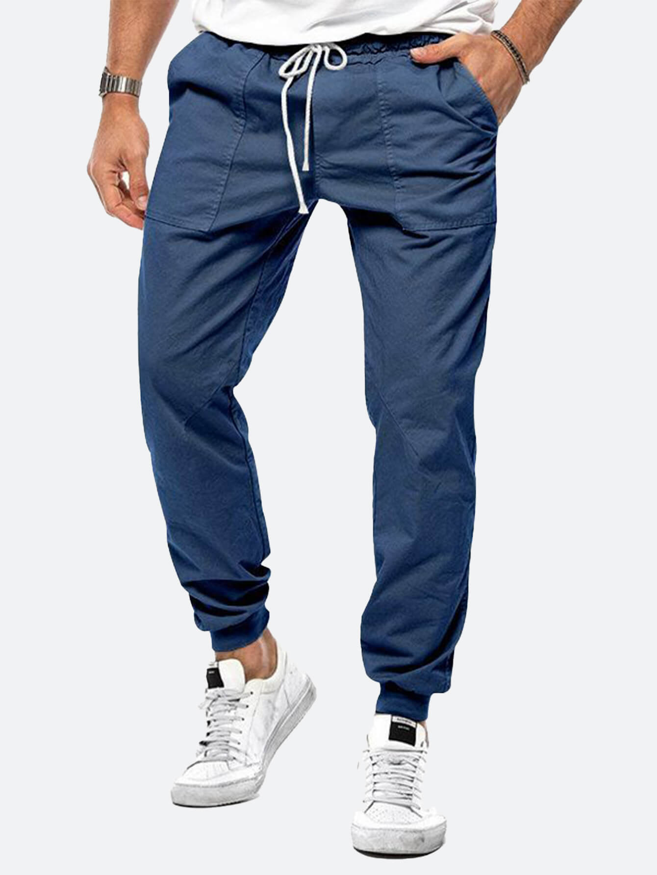 Drawstring Trousers For Casual Outdoor