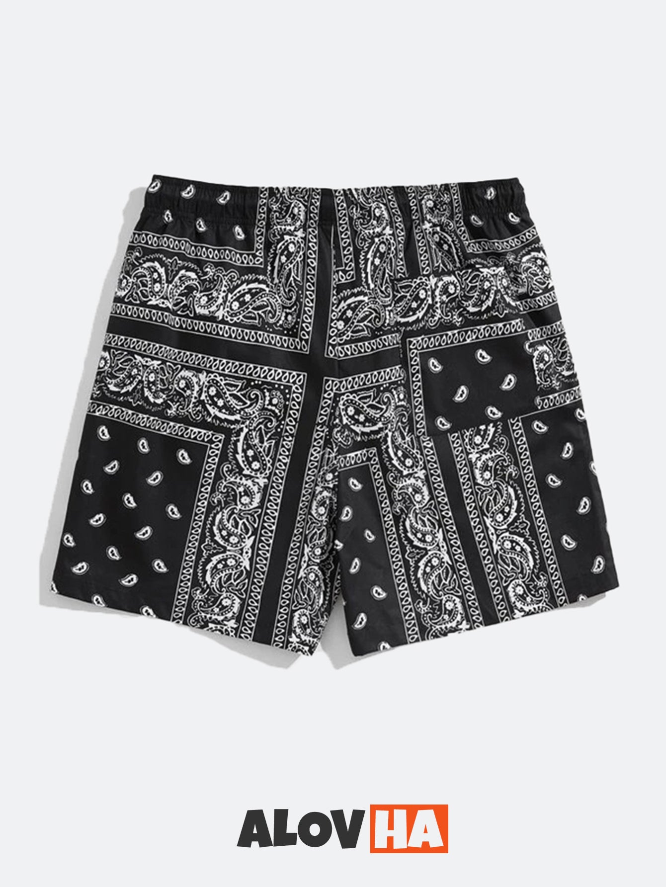 Shorts etnici con fiori di anacardio