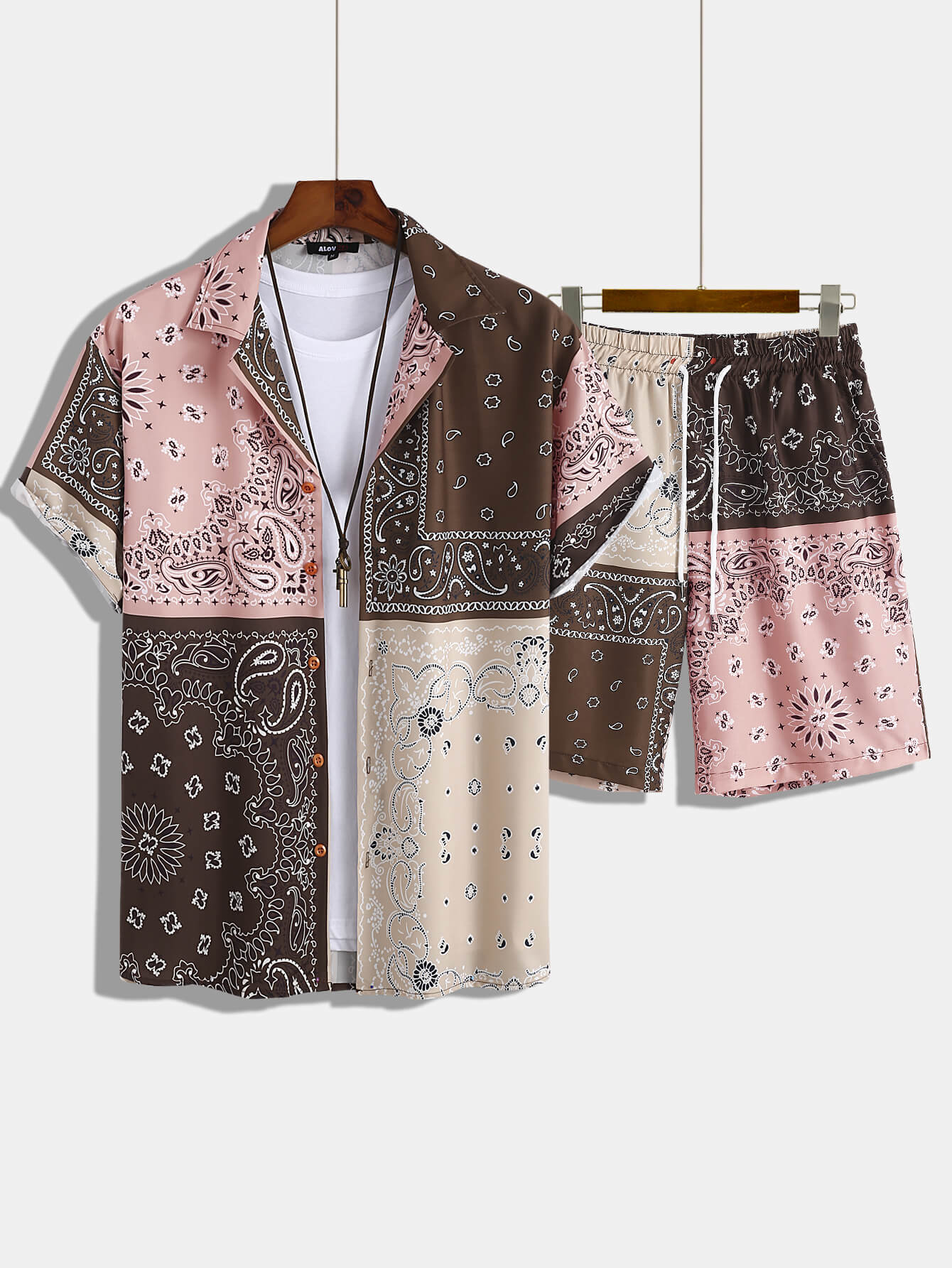 Ethnic Paisley Totem Two-Piece Set