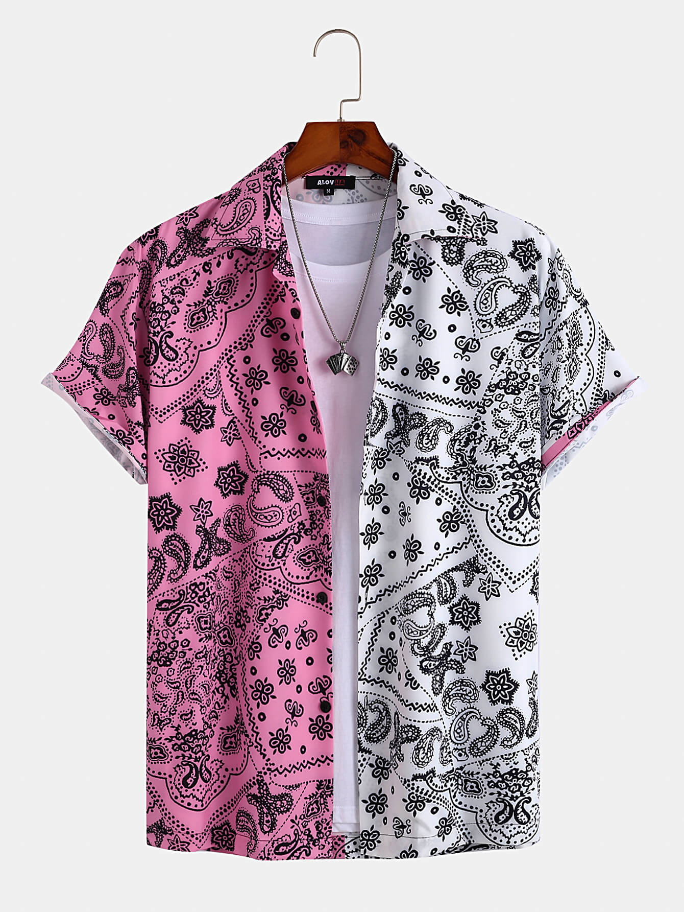 Ethnic Vintage Panel Paisley Shirt