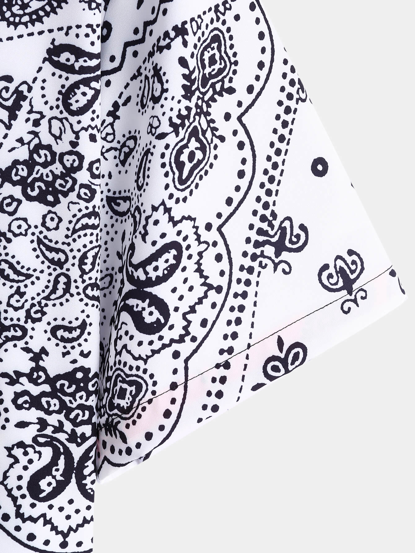 Ethnic Vintage Panel Paisley Shirt