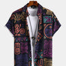 Ethnic Vintage Totem Print Shirt