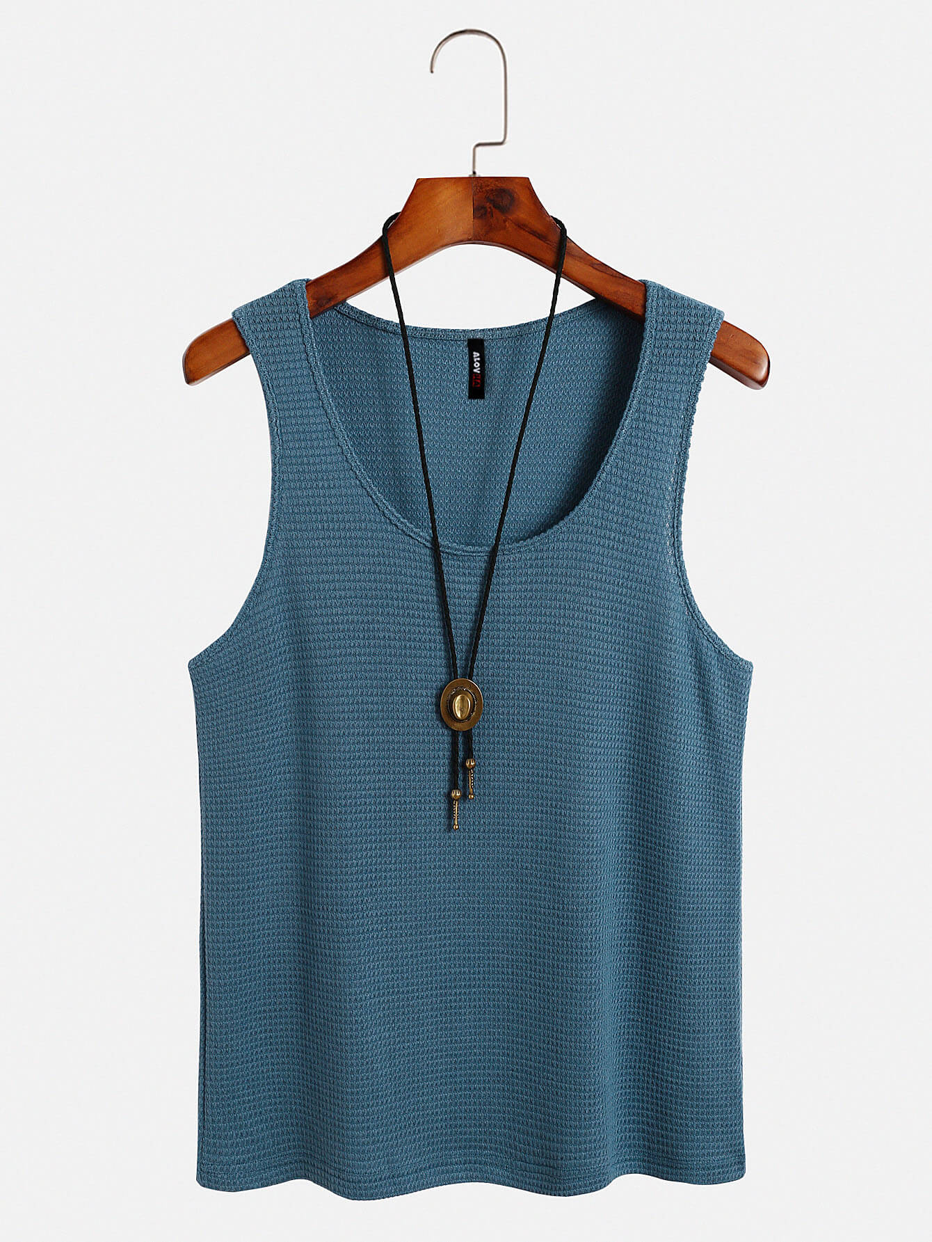 Fashionable All-Match Men's Solid-Color Knitted Vest