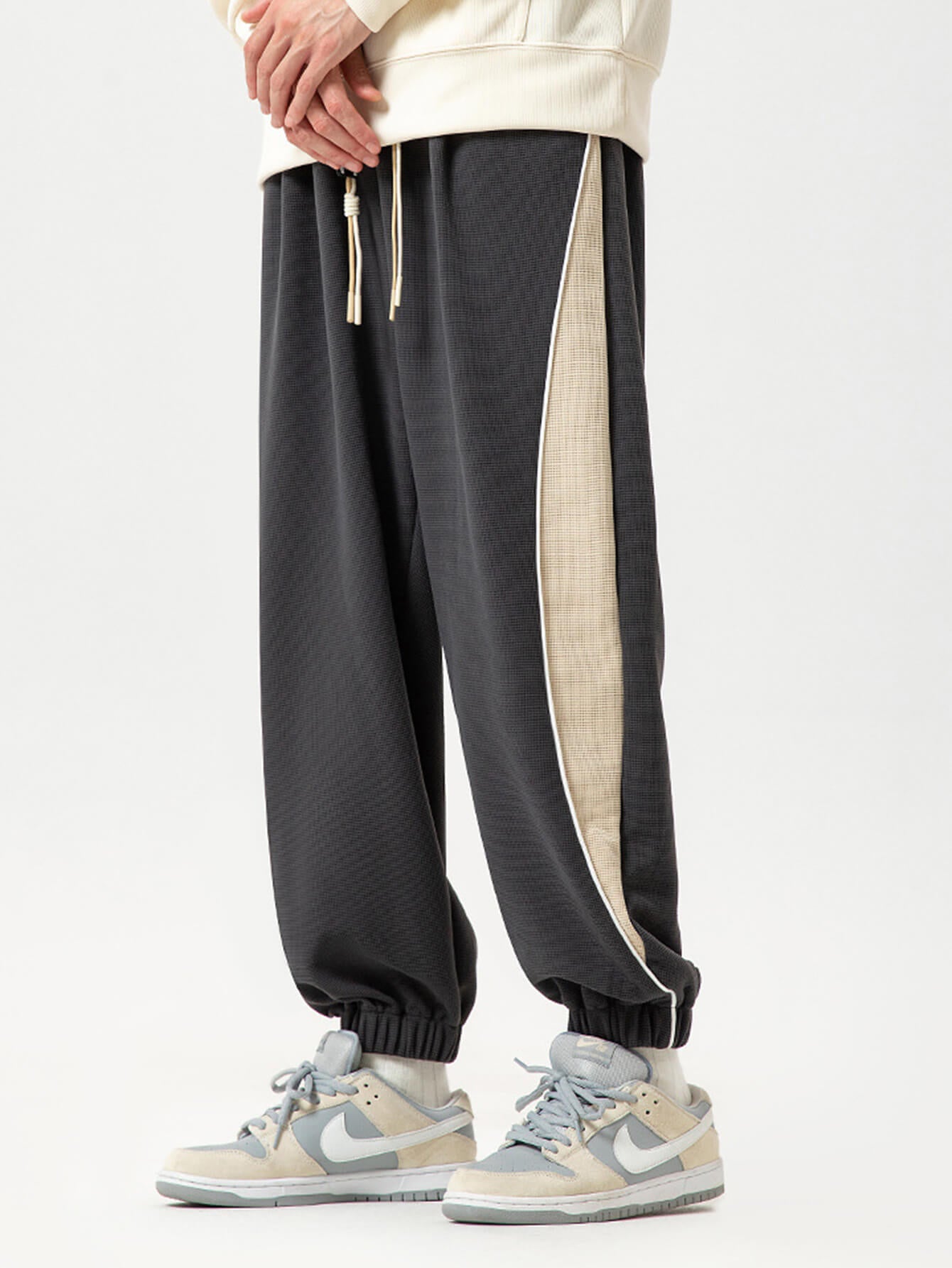 Fashionable Casual Patchwork Breathable Sports Trousers