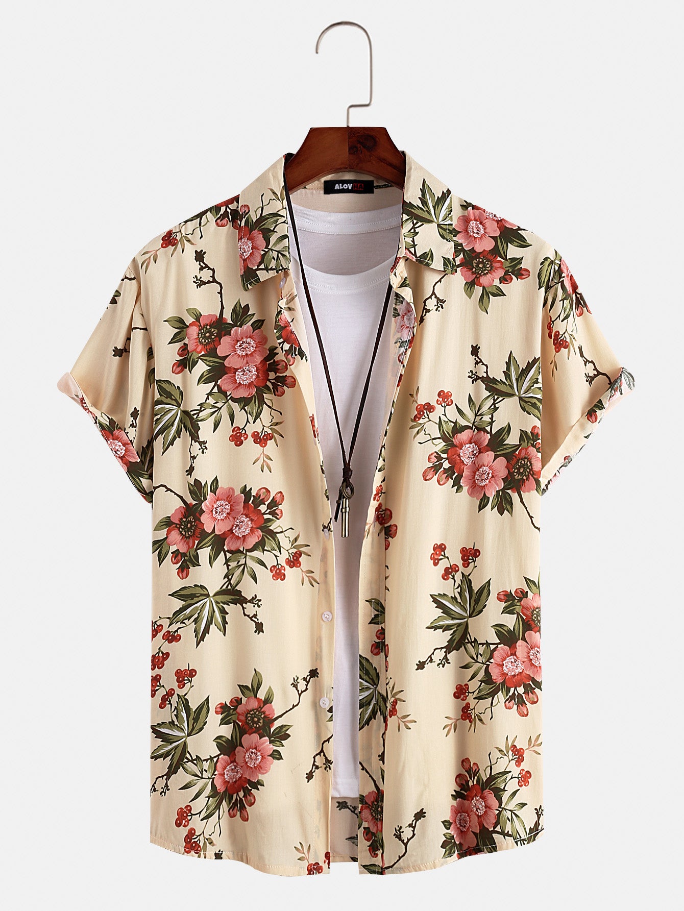 Flower Plant Print Shirt