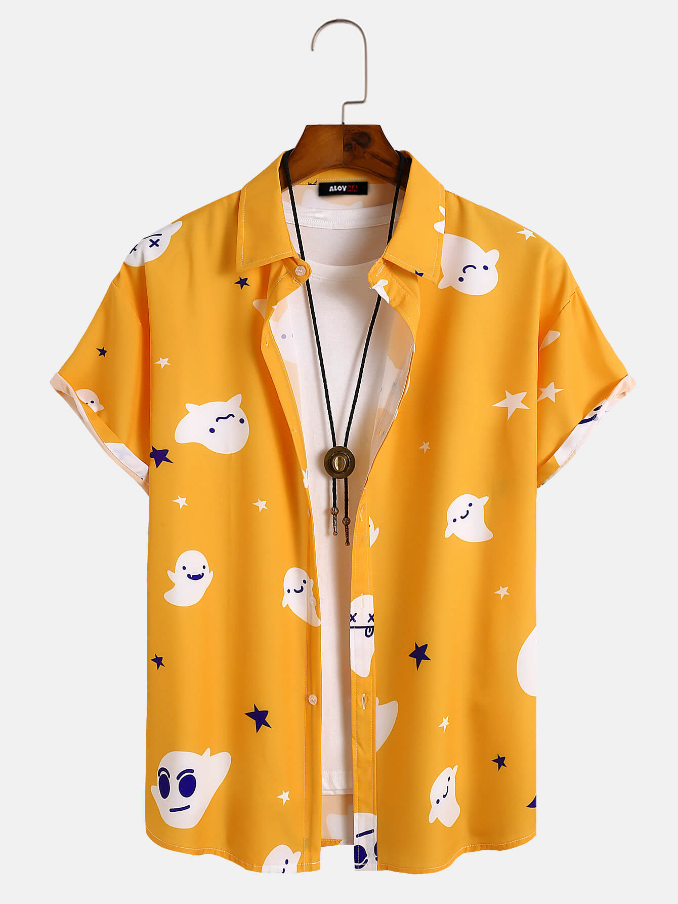 Halloween Cute Spooky Ghost Print Shirt