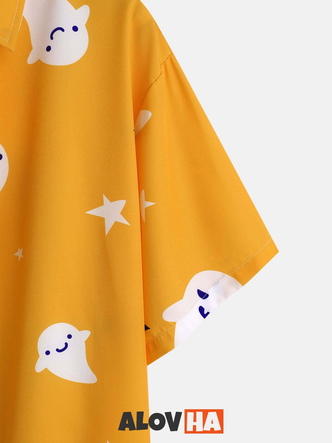 Halloween Cute Spooky Ghost Print Shirt