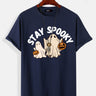 Halloween Spooky Pumpkin Cartoon Print T-Shirt