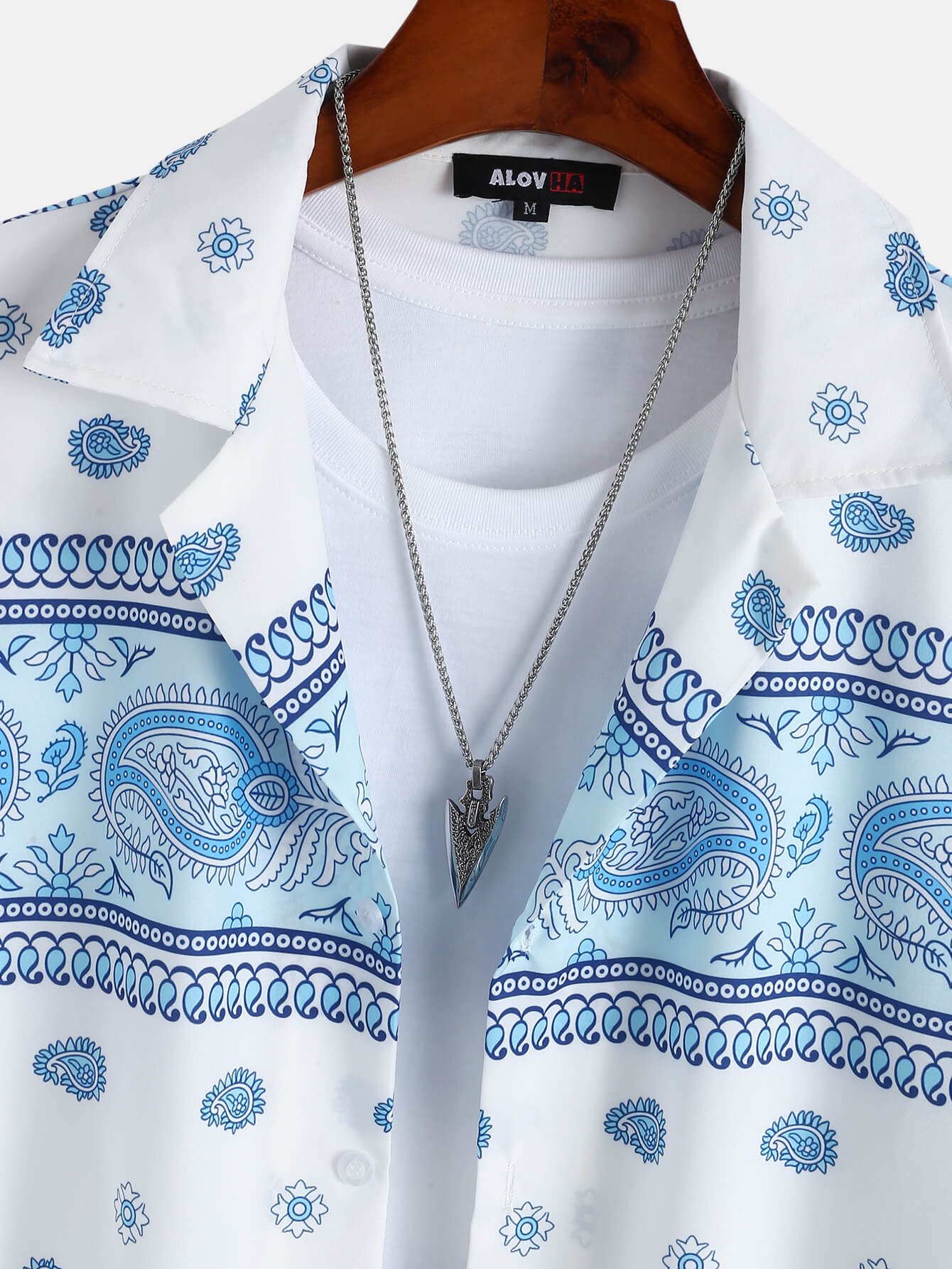 Ethnic Paisley Floral Shirt