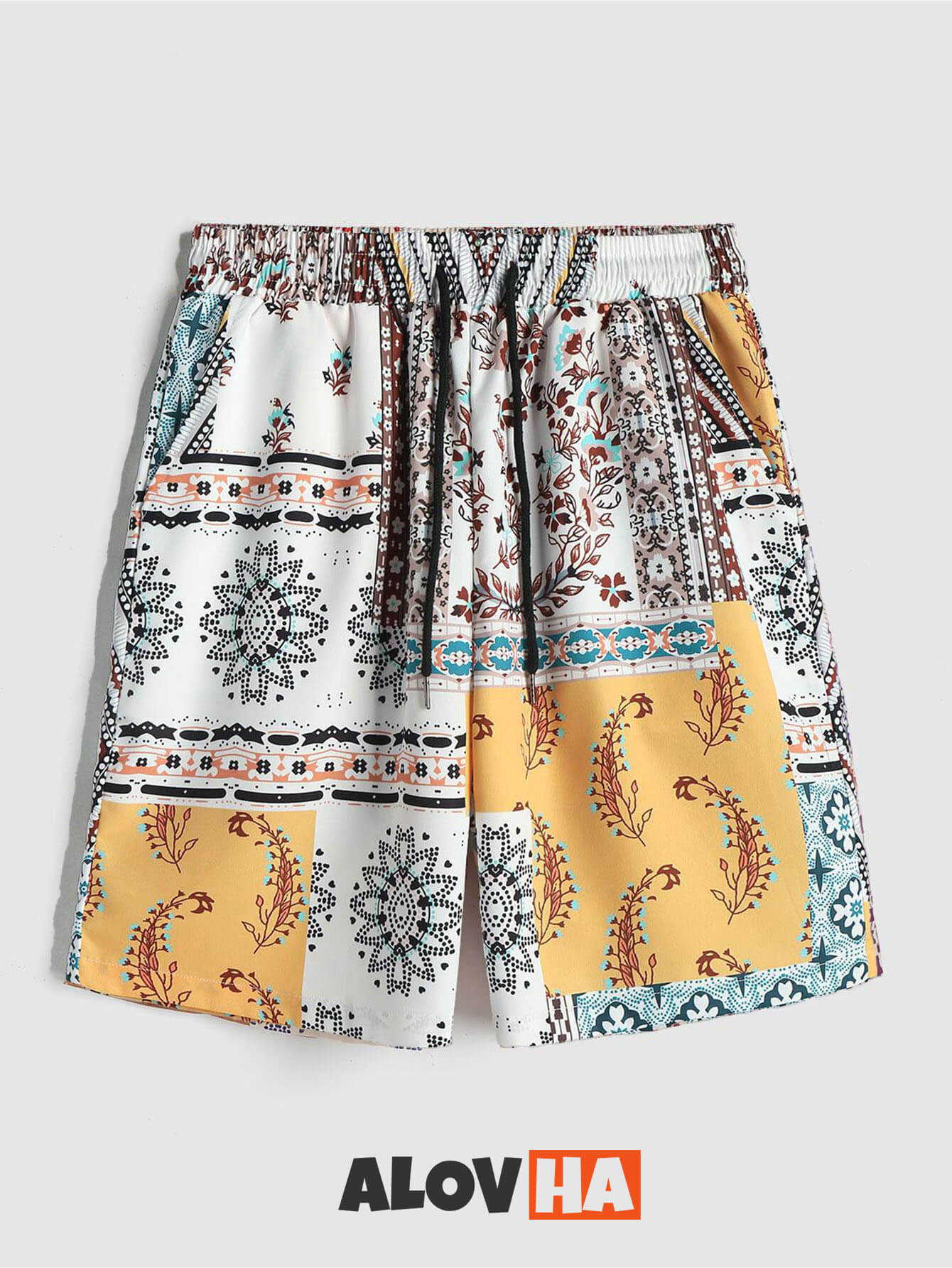 Hawaiian Shorts Paisley Casual Shorts