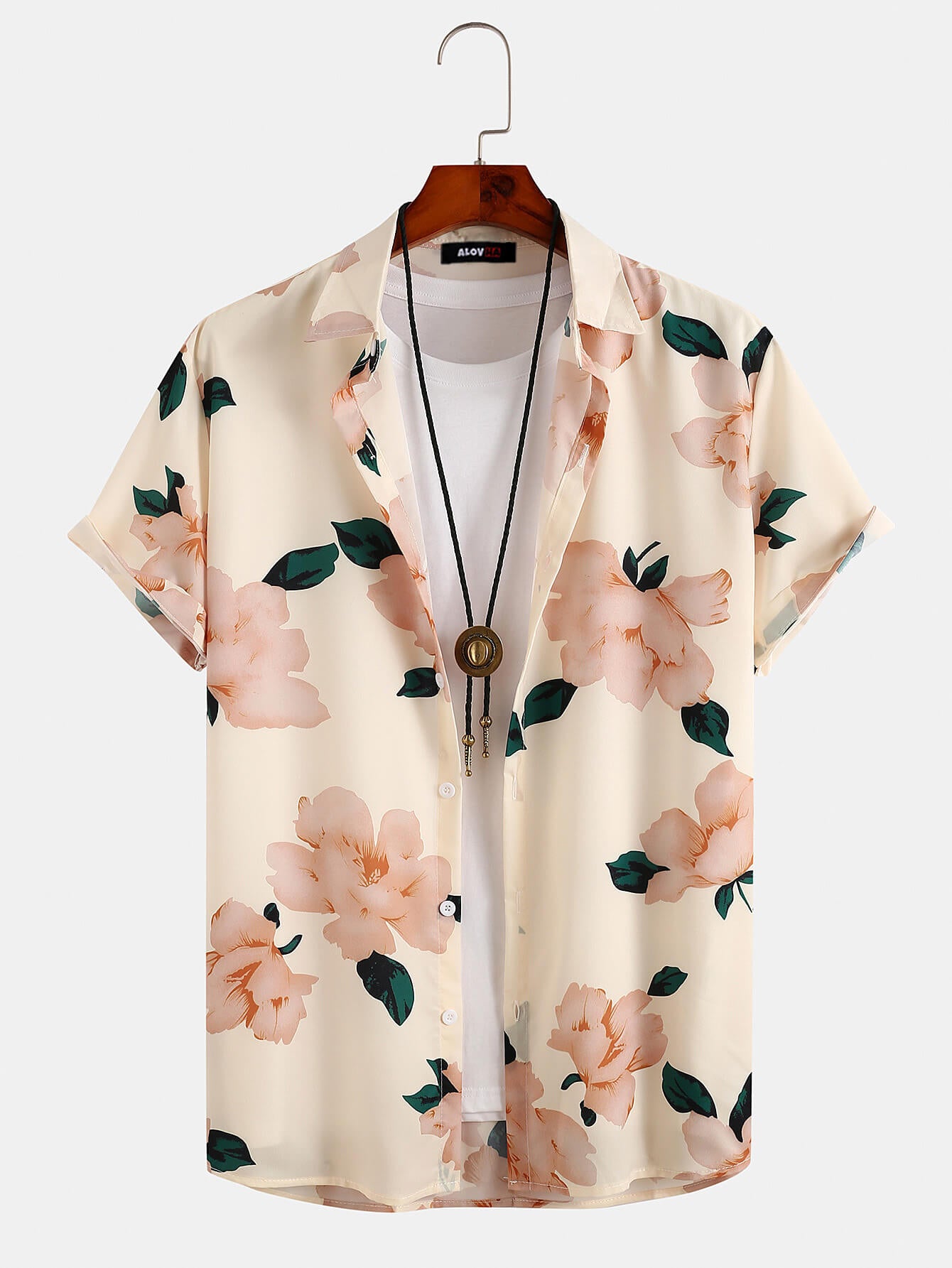 Holiday Floral Print Shirt