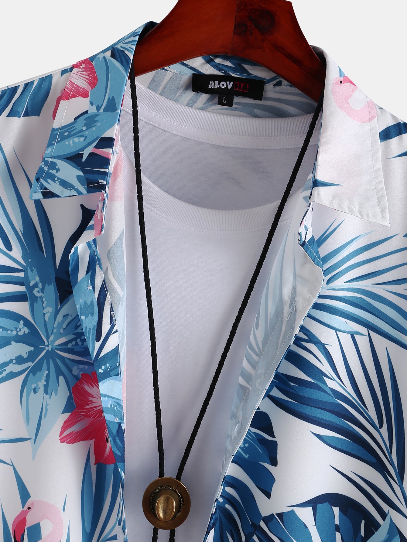 Aloha Flamingo Print Shirt