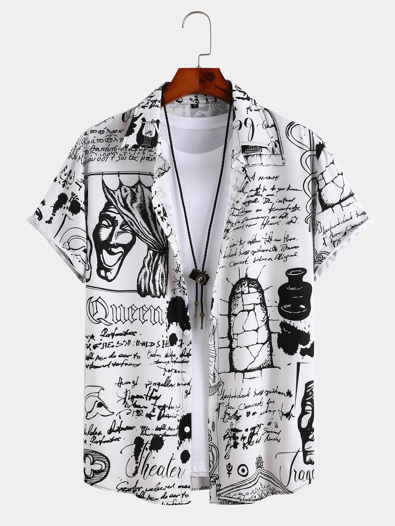 Ink Graffiti Print Shirt