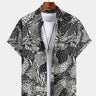 Irregular Animal Print Shirt