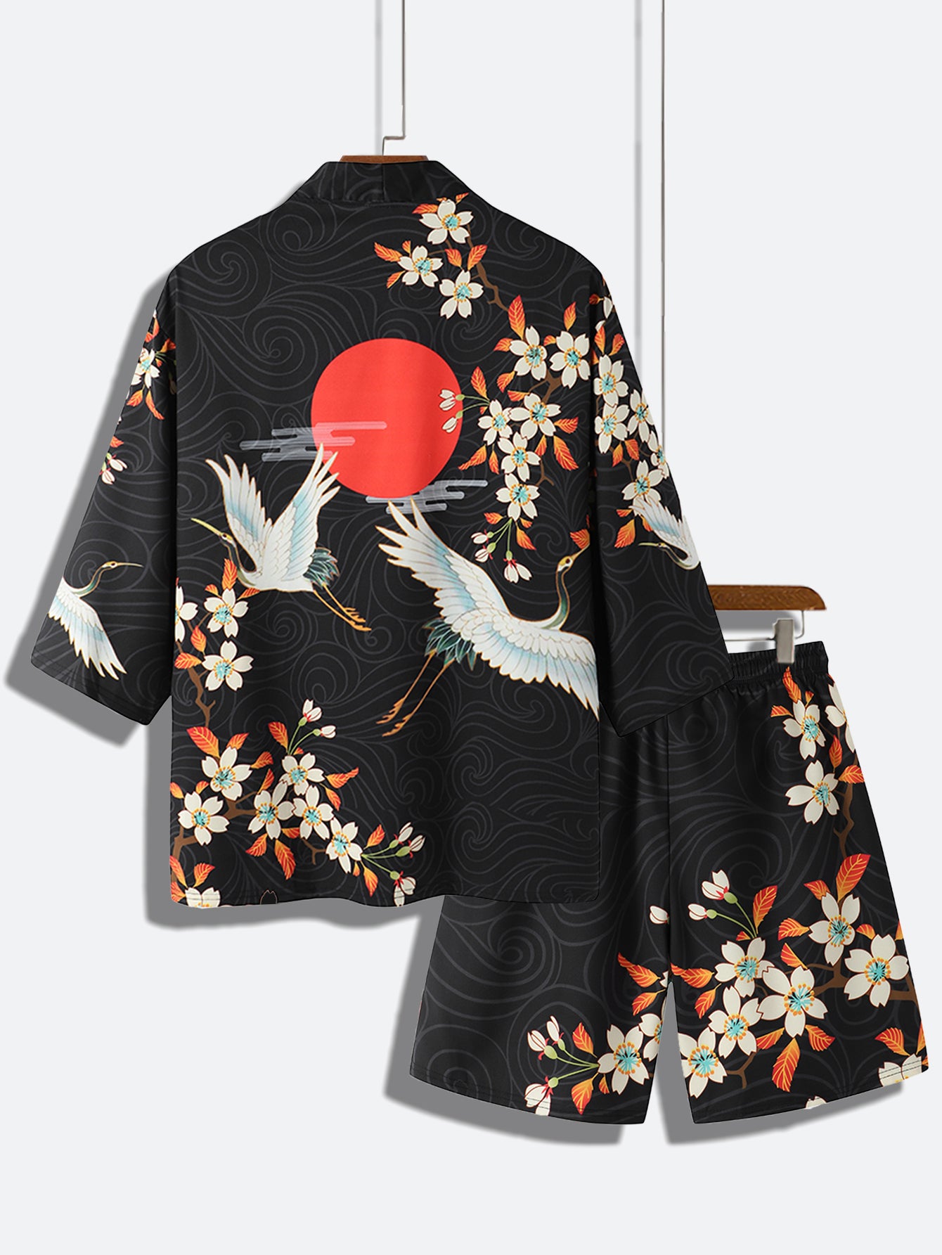 Cherry Kimono Two-Piece Set