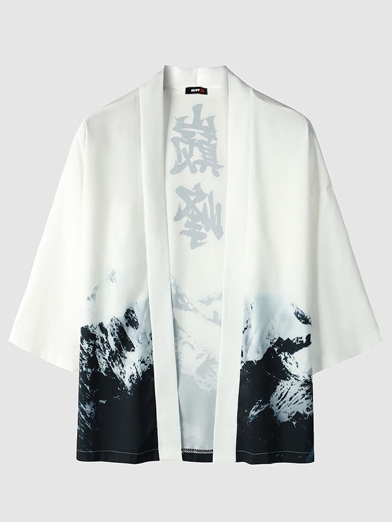 Landscape Ink Printing Kimono Set