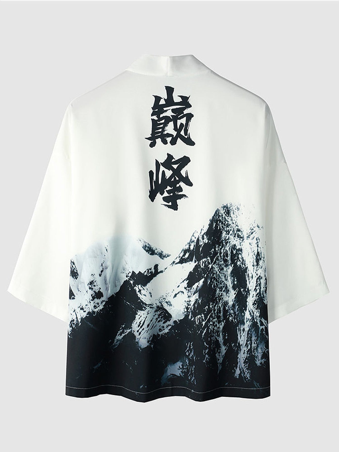 Landscape Ink Printing Kimono Set