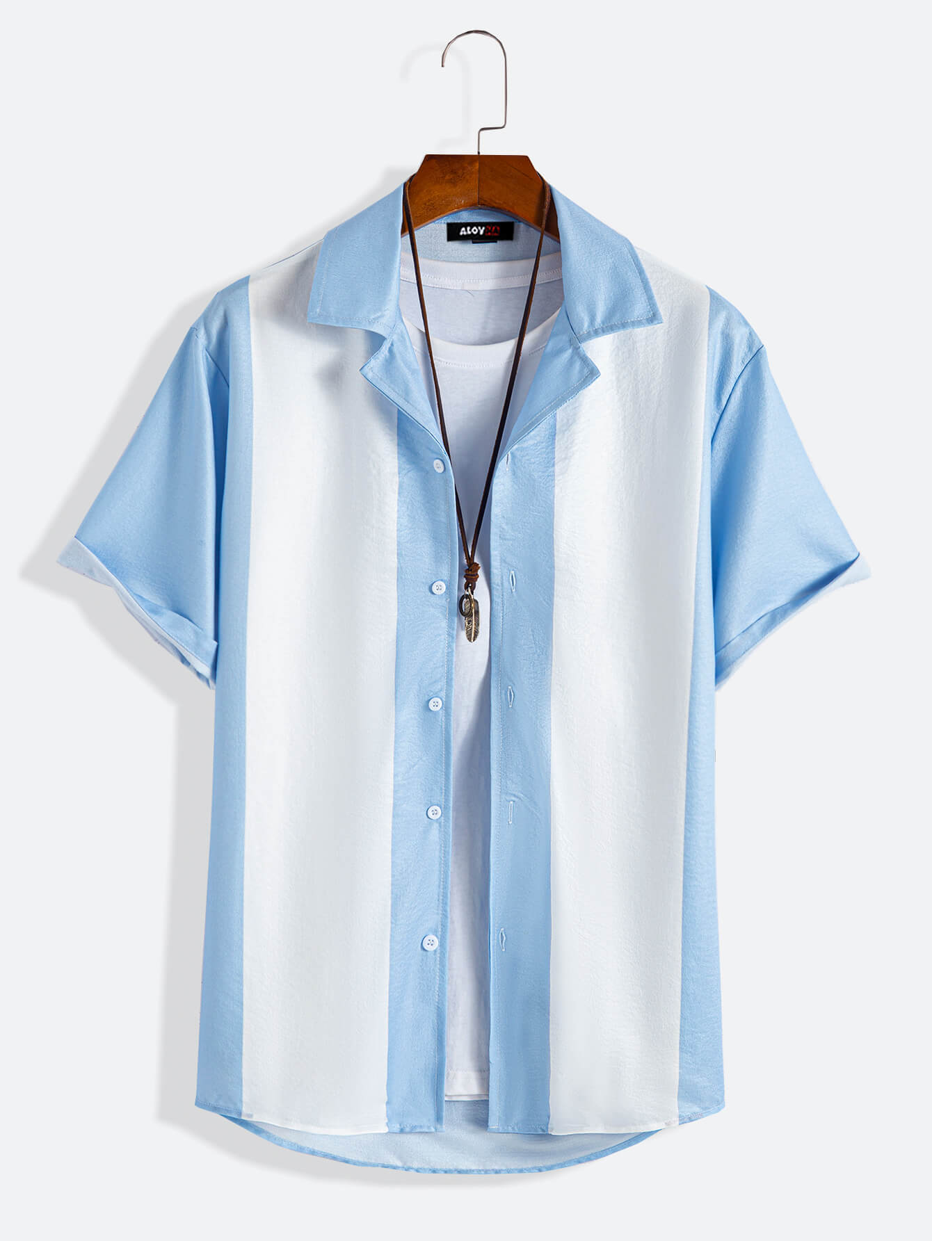 Men's Stripe Versatile Soft Seersucker Shirt