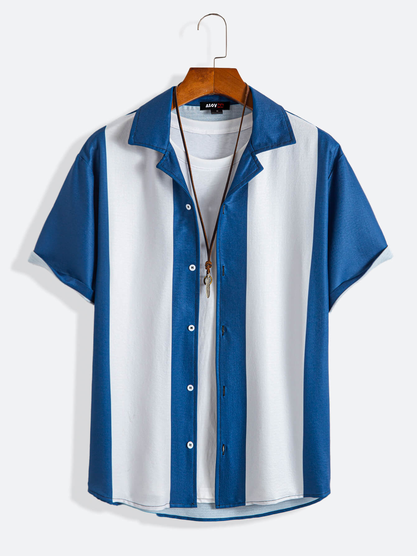 Men's Stripe Versatile Soft Seersucker Shirt