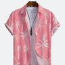 Men's Hawaiian Shirt Pink Coconut Button Up Shirt