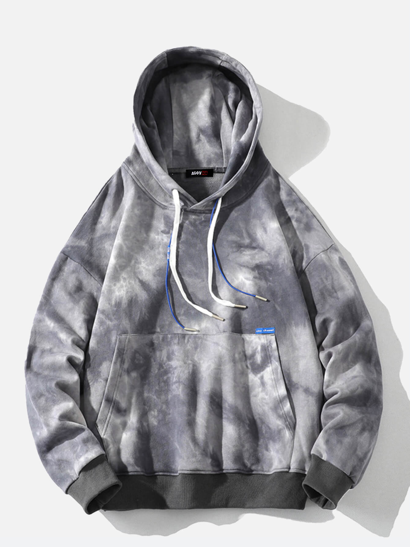 Men's Street Camouflage Long Sleeve Tie Dye Trendy Hoodie