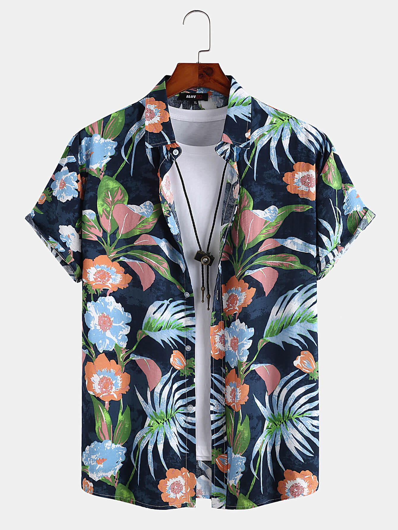 Oil Painting Floral Shirt