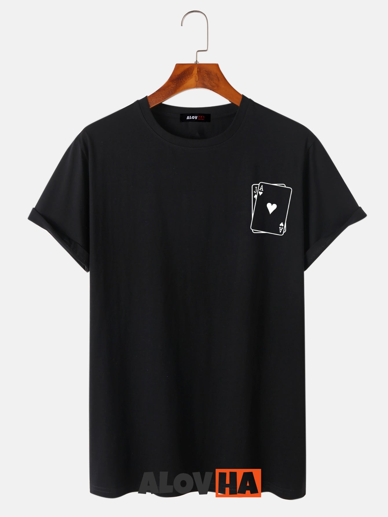 Poker Line Graphic T-Shirt