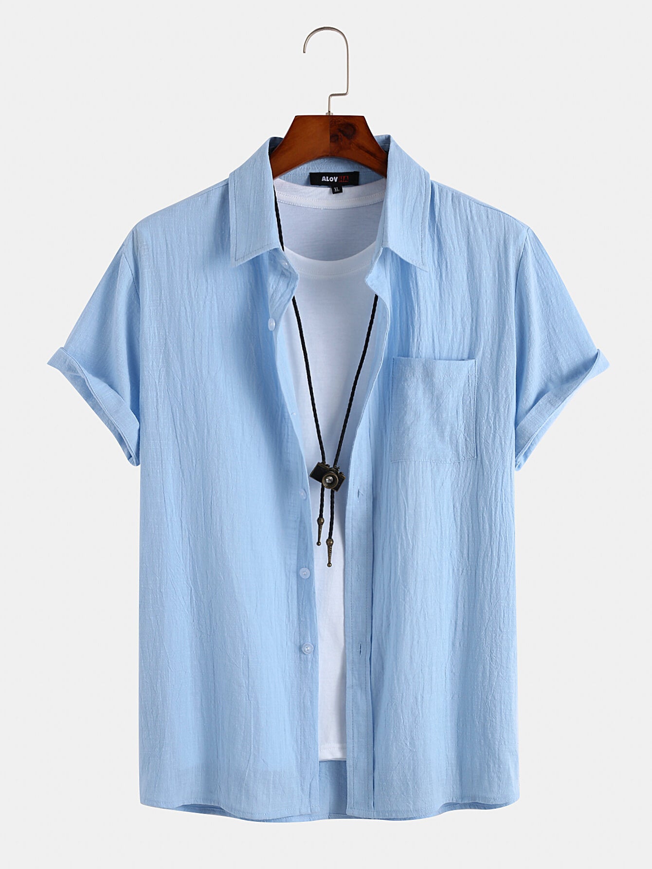 Relaxed Cotton Solid Shirt