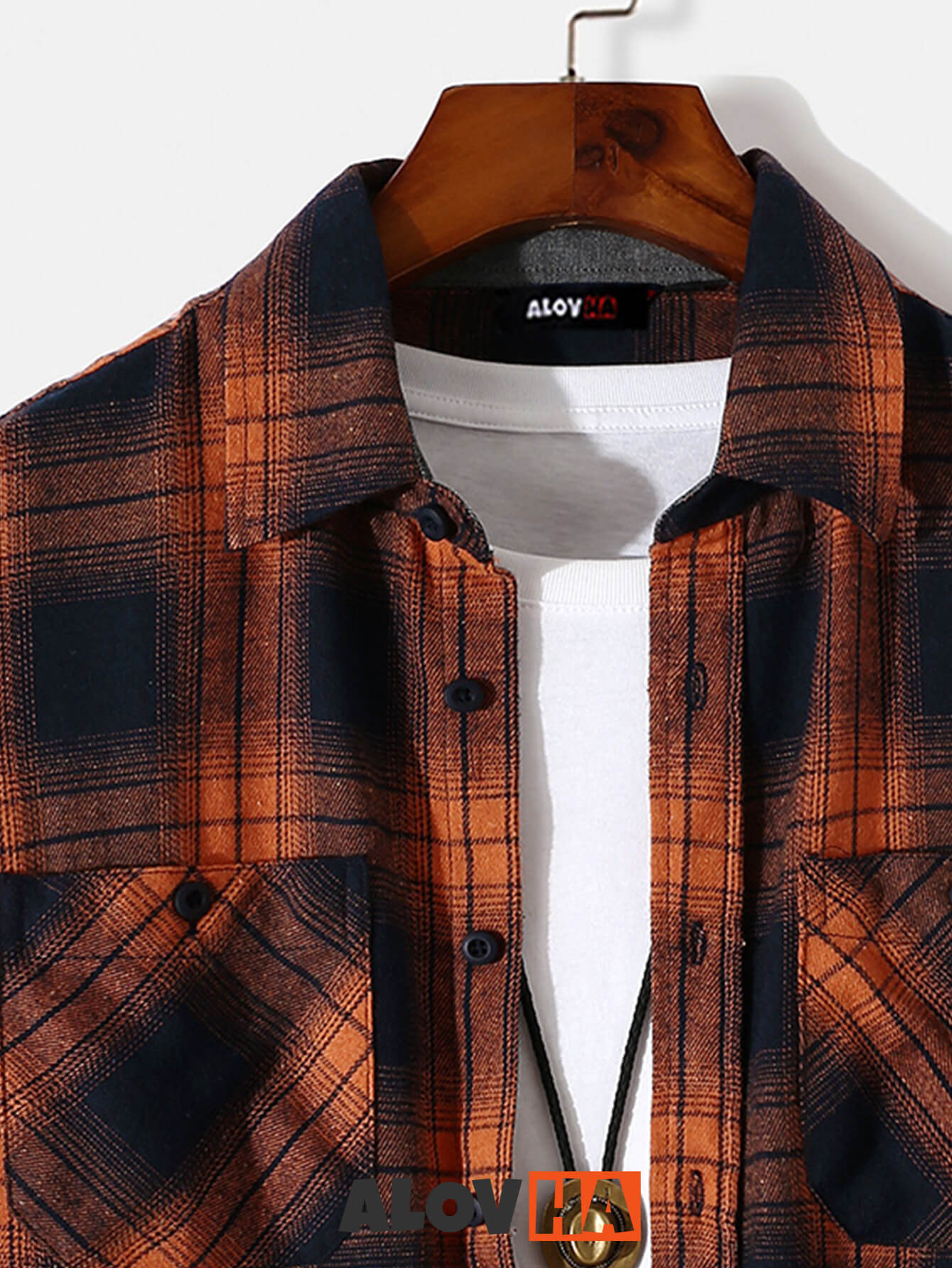 Relaxed Flannel Check Long Sleeve Shirt