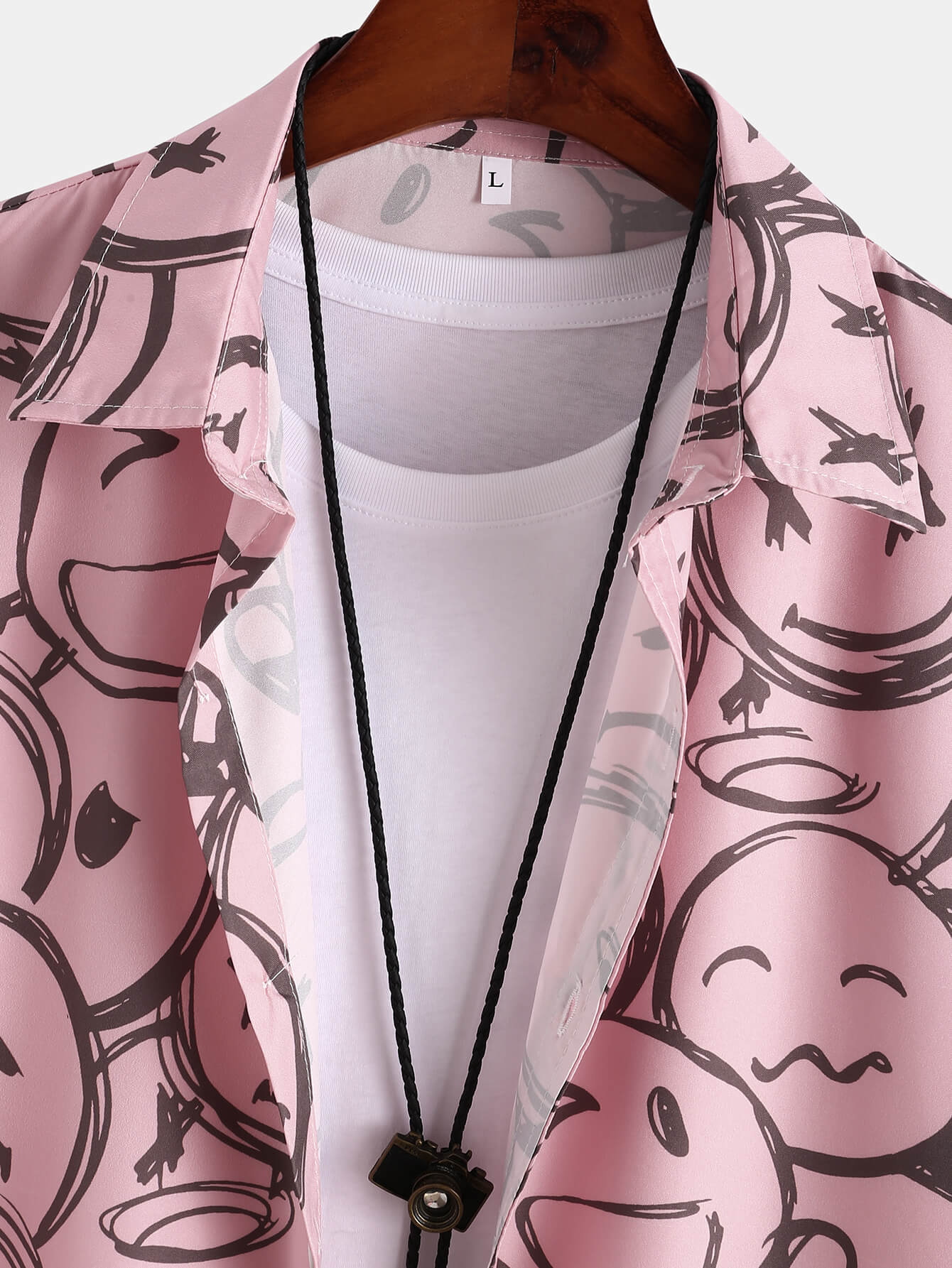 Relaxed Smiley Print Shirt