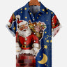 Santa Claus Gift Lapel Shirt