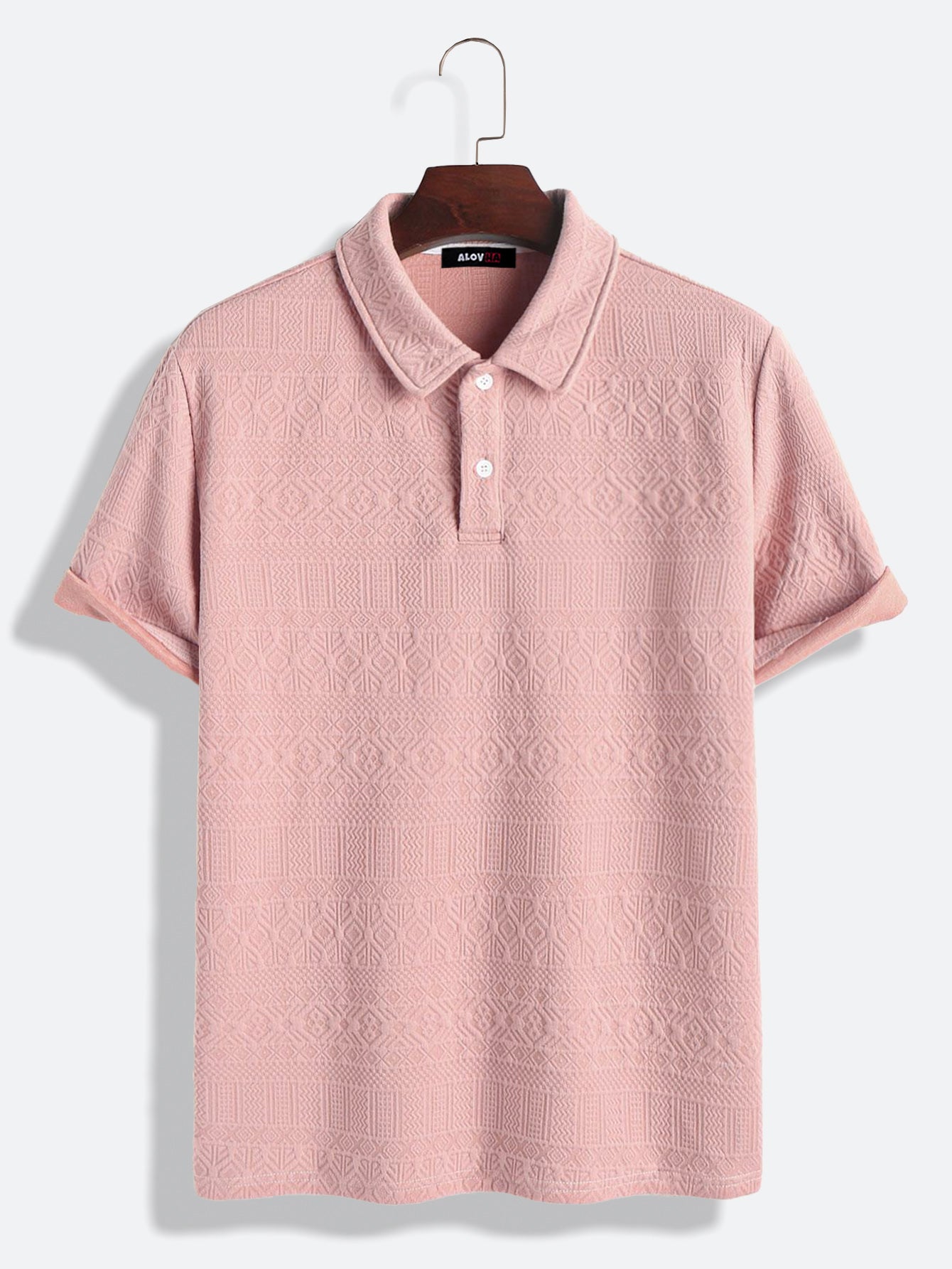 Soft knitted Textured Polo Shirt